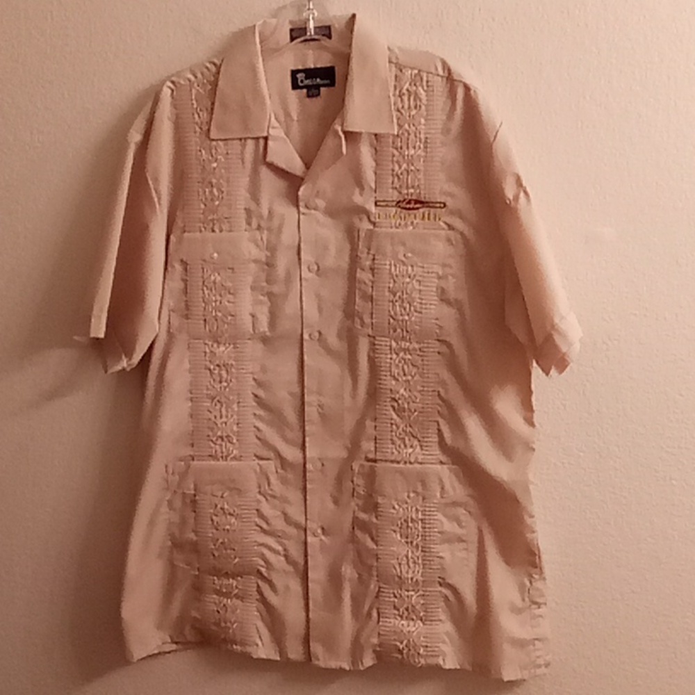 OMEGA Fashion Embroidery Cigar Size L 16-16 1/2  Beige Color HCS